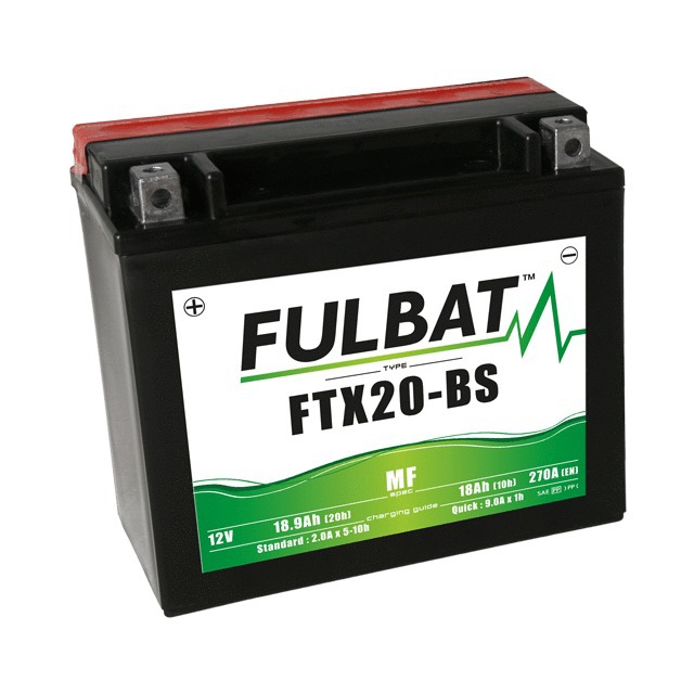 Batterie Moto FTX20-BS avec Pack Acide référence fournisseur 222500